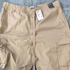 Denim&Co Light Tan Cargo Shorts for Men